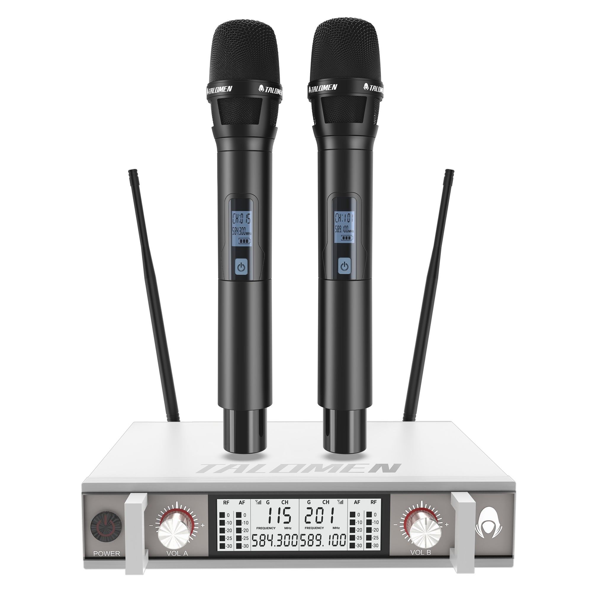Talomen K120 Professionelles drahtloses UHF-Mikrofonsystem